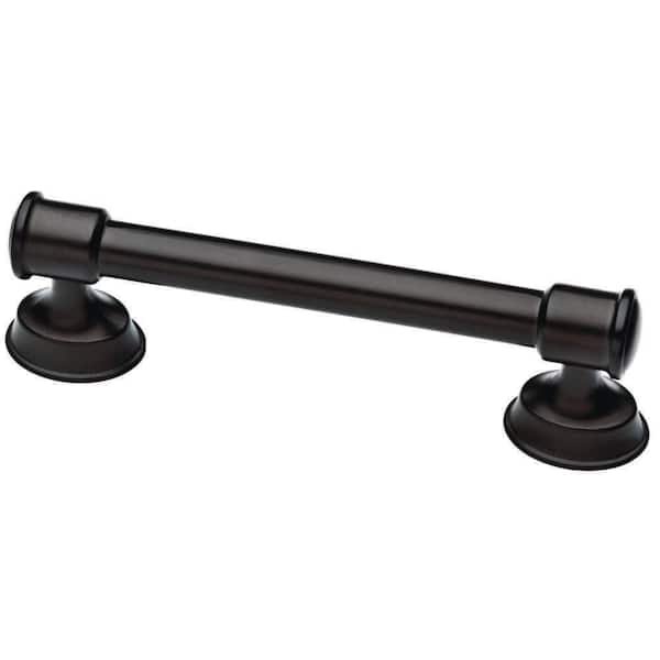 Liberty Caspian Dual Mount 3 or 3-3/4 in. (76/96 mm) Matte Black Cabinet Drawer Pull