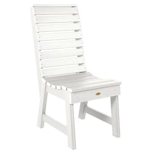 Weatherly White Recycled Plastic Dining Side Chair