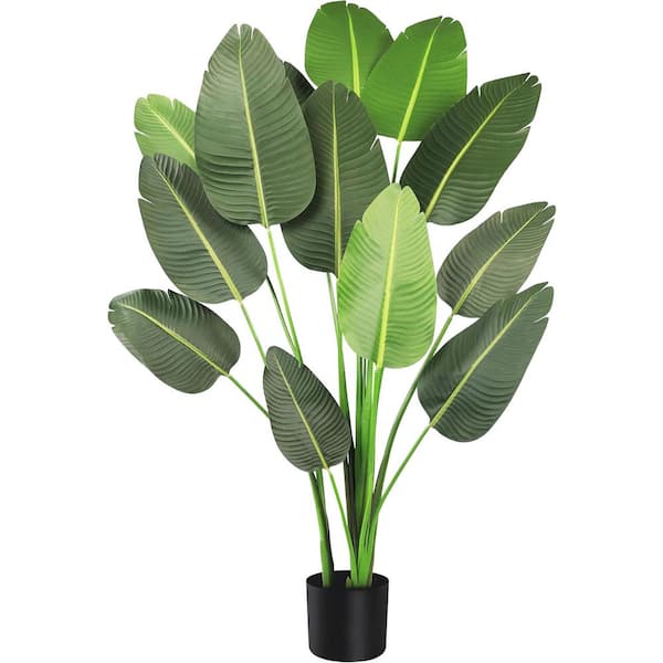 71 in. Artificial Green Indoor/Outdoor Bird of Paradise Plant