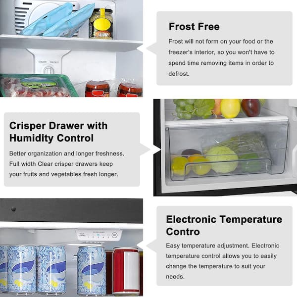 Galanz mini fridge and freezer combo - appliances - by owner