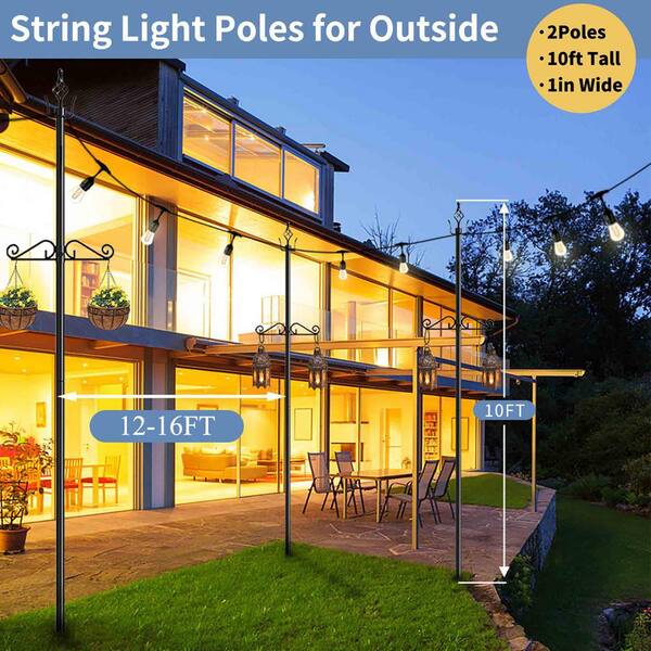 70 Pack Small White Cup Hooks Outdoor String Light Patio Hooks