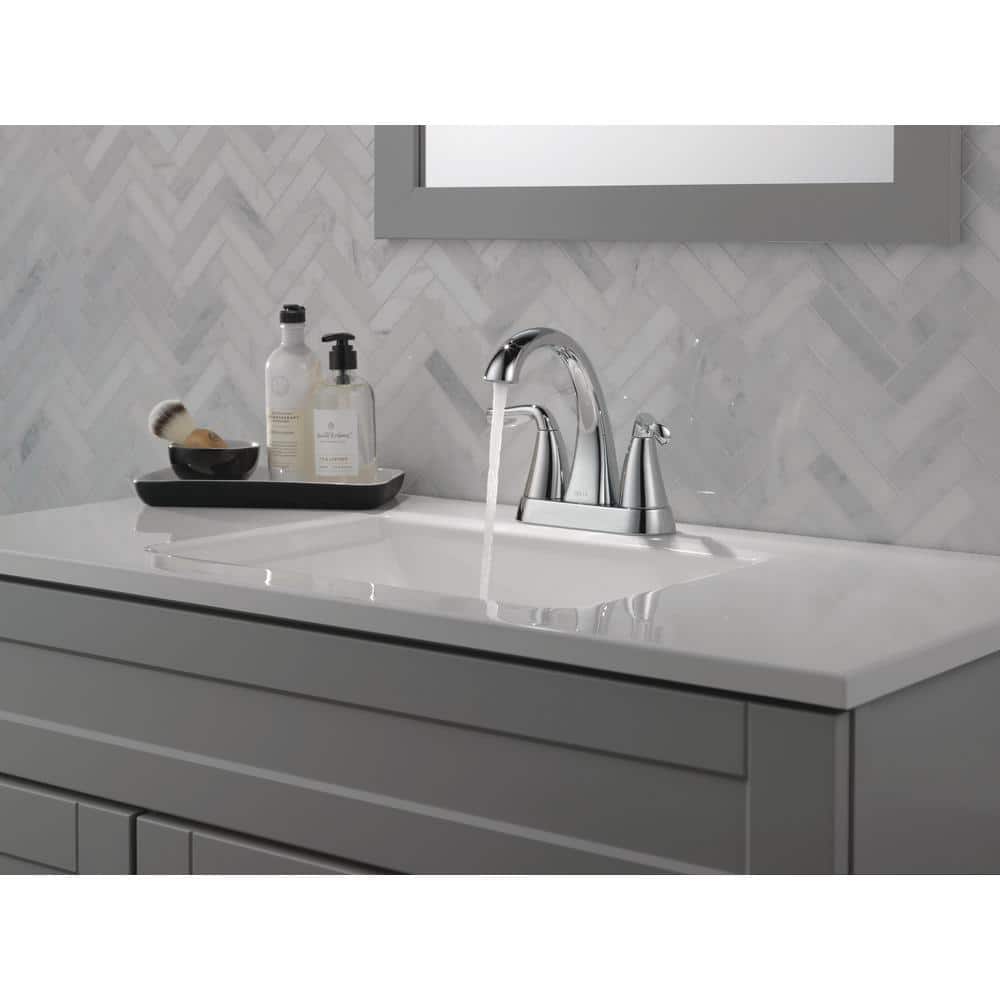 Arvo Chrome Two-Handle Centerset Bathroom Faucet