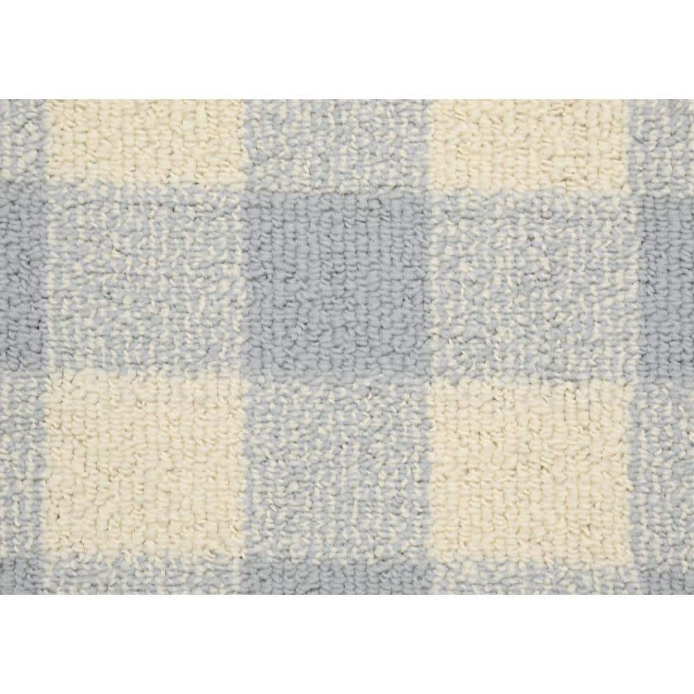 Country Living Soft Silver/Ivory Tufted Rectangular Area Rug 5' x 7'
