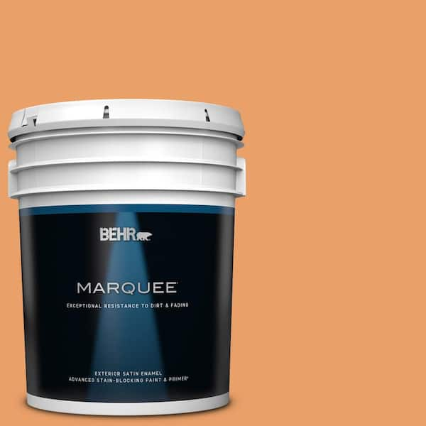 BEHR MARQUEE 5 gal. #260D-4 Copper River Satin Enamel Exterior Paint & Primer