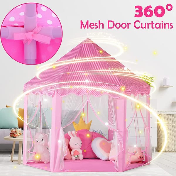MonoBeach Princess Large Playhouse for Girls with 20 ft Star Lights for sale online