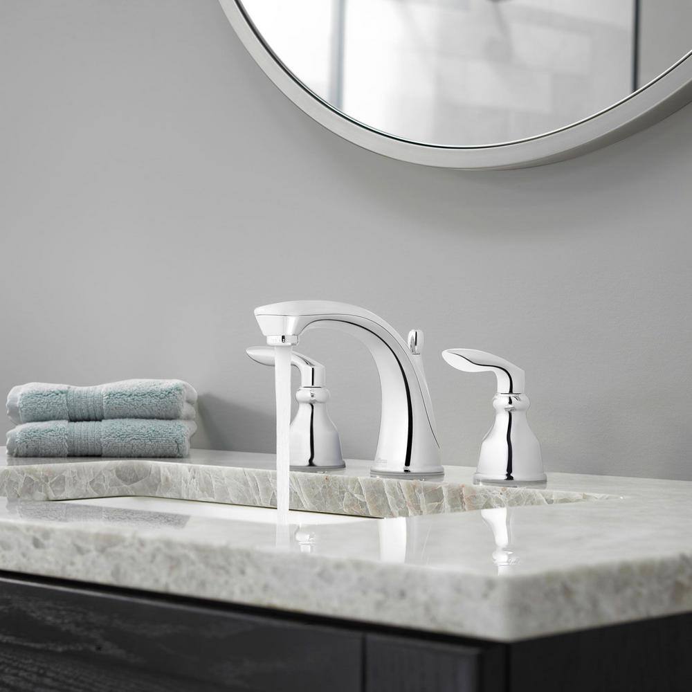 Avalon 8" Widespread Chrome Traditional Bathroom Faucet