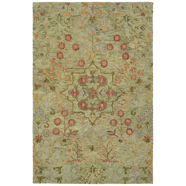 Kaleen Chancellor Sage 2 ft. x 3 ft. Rectangle Throw Area Rug