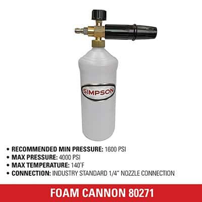 Simpson White 1-Liter Pressure Washer Foam Cannon