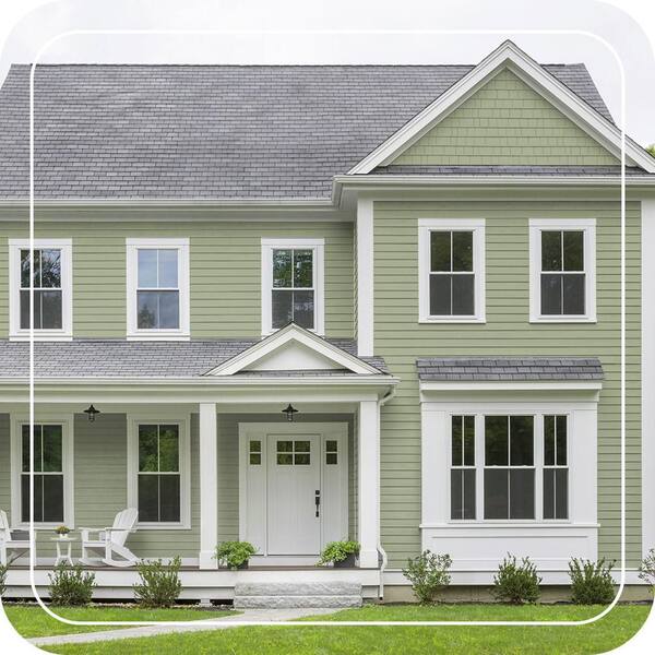 BEHR ULTRA 1 qt. #PPU11-07 Clary Sage Semi-Gloss Enamel Exterior