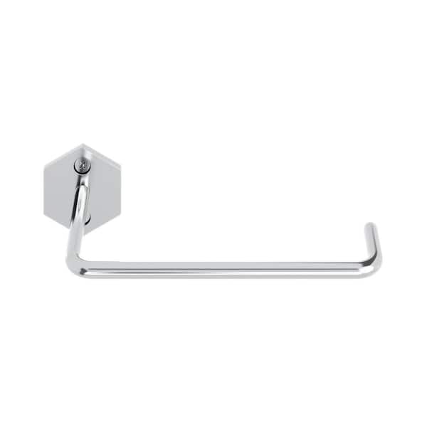 Brusque 3.5 in. L x 6.5 in. W x 1 in. H Toilet Paper Holder in Chrome