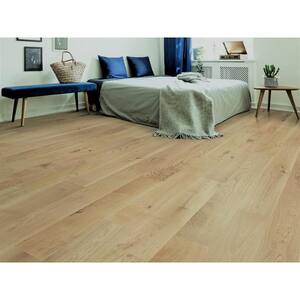 Wire Brushed Oyster Oak Engineered Hardwood Flooring 1/2 in. Thick x 7.4 in. Wide x Varying Length (28.06 sq. ft./case)