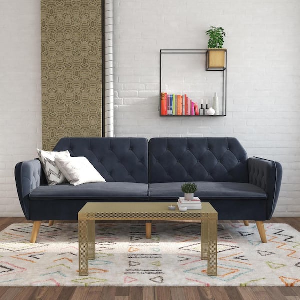 Tallulah Velvet Memory Foam Futon