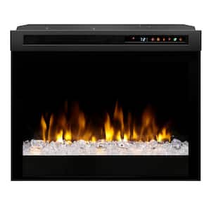 Multi-Fire XHD 23 in. Built-in Electric Fireplace Firebox with Acrylic Ember Bed in Black