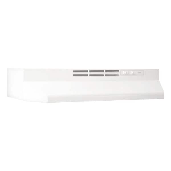 Broan-NuTone 41000 Series 42 in. Ductless Under Cabinet Range Hood with Light in White