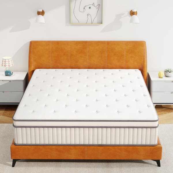 WONDER COMFORT Modern Queen Medium Cool Gel Memory Foam 12 in. Bed-in-a-Box Hybrid Mattress with Silent Pocket Spring