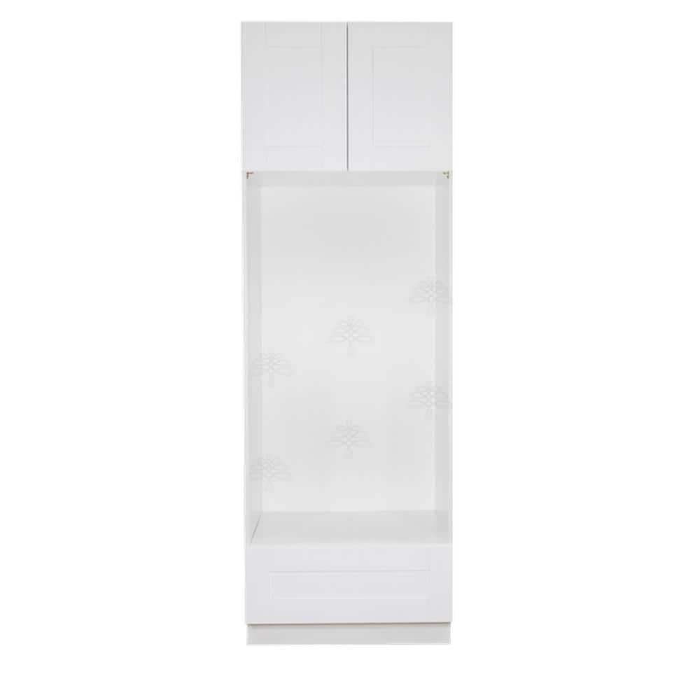 Anchester White Plywood Shaker Stock Assembled Double Oven Kitchen Cabinet (30 in. W x 84 in. H x 24 in. D) price history on PriceWatchPro