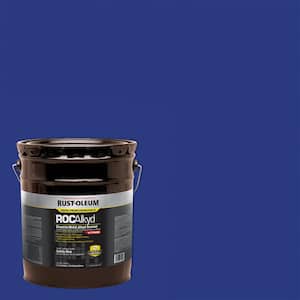 5 gal. ROC Alkyd V7400 Direct-to-Metal Gloss Safety Blue Interior/Exterior Enamel Paint