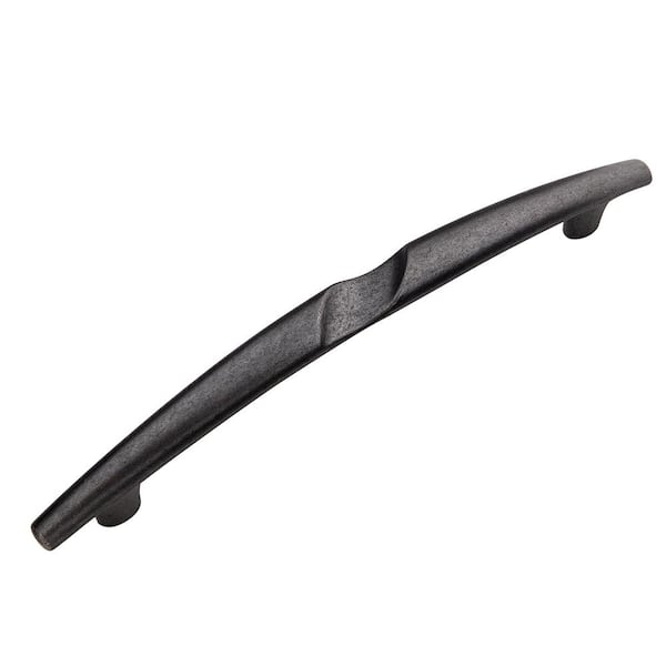 HICKORY HARDWARE Serendipity Collection 160 mm Center-to-Center Black Iron Cabinet Pull