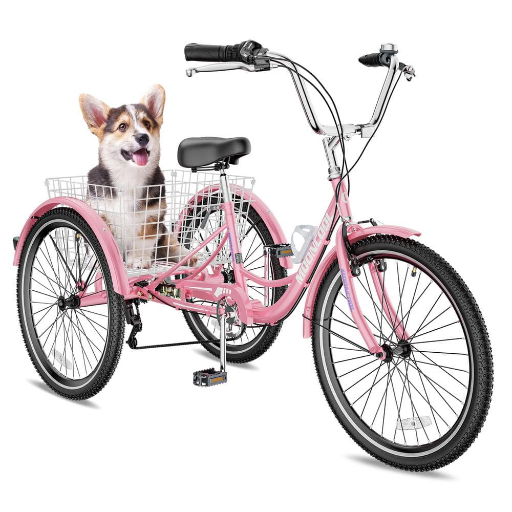 momo。 MOONCOOL 20 in. Wheels Foldable Adult Tricycle 7-Speed Trike