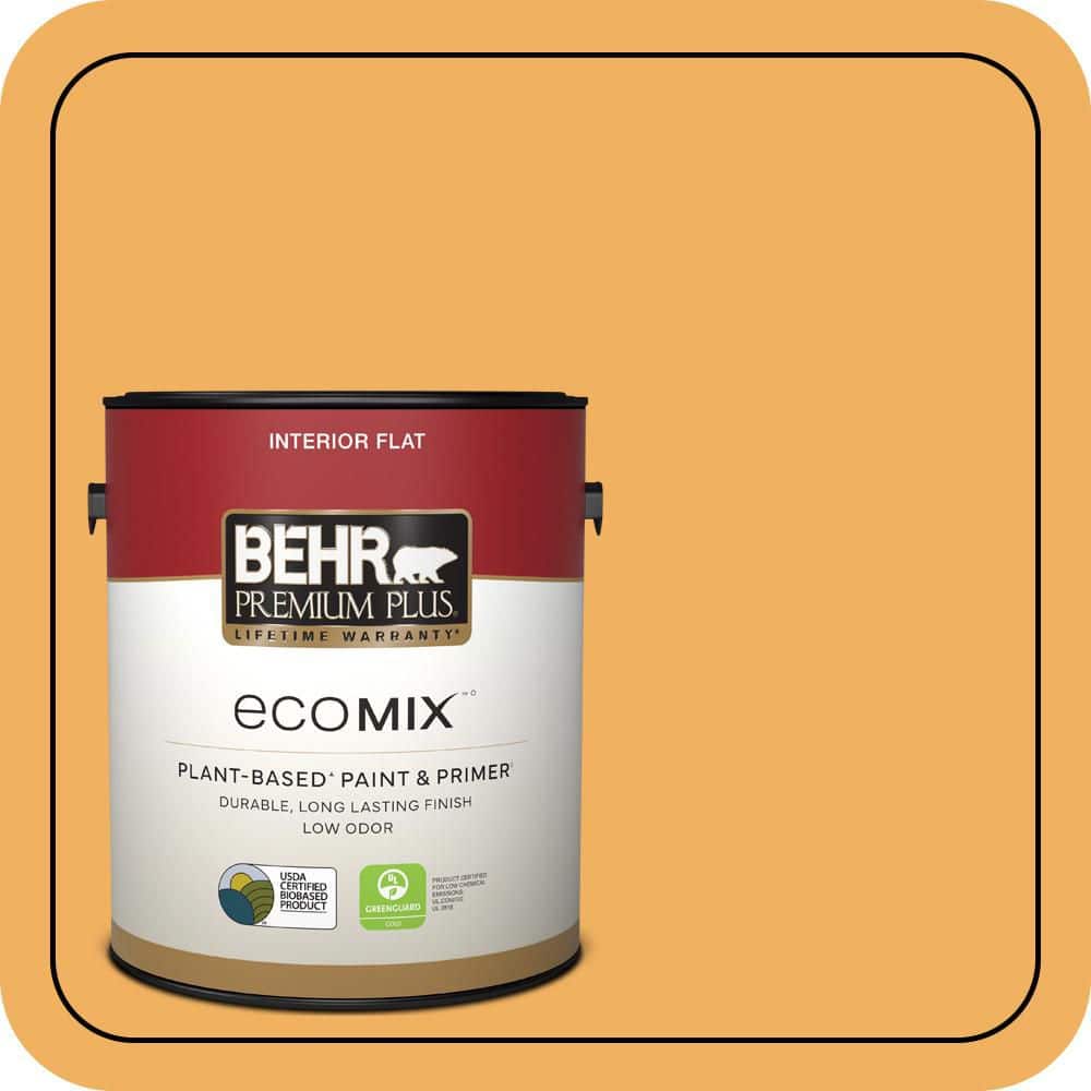 1 gal. #PMD-74 Sweet Honey Flat EcoMix Plant-Based Interior Paint & Primer price history on PriceWatchPro