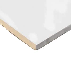 Artesano Bright White Ice 3 in. x 12 in. Glossy Ceramic Subway Wall Tile (12.7014 sq.ft./case)