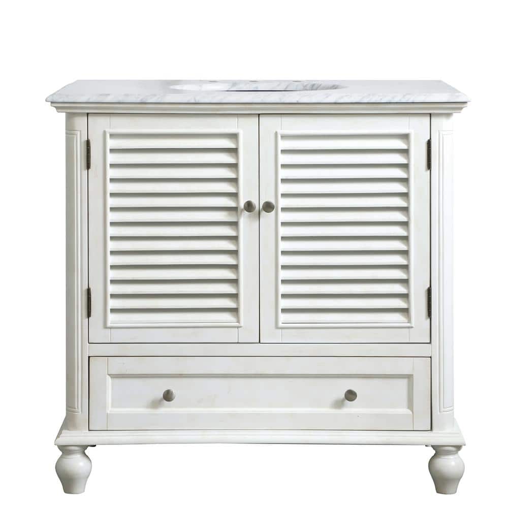 Timeless Home 36 in. W x 22 in. D x 35 in. H Single Bathroom Vanity in Anti