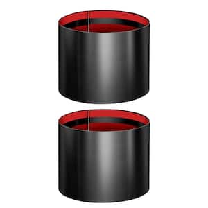 2-Pack 8 x 34 Inch Stainless Steel Self-Adhesive Door Kick Plate for Interior and Exterior Doors