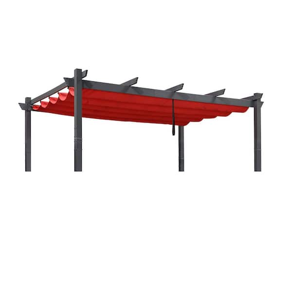 10 ft. x 12 ft. Outdoor Pergola Shade Cover-Canopy Replacement Top Pegola, Terra