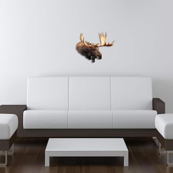 Unbranded Decor Moose Head Metal Wall Art