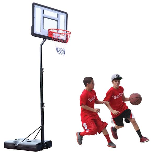 SKLZ Pro Mini Portable Basketball System Hoop with Adjustable Height 3.5 to  7 Ft., Includes 7 In. Mini Ball