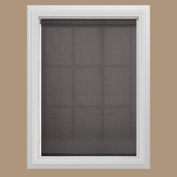 Bali Cut-to-Size Graphite Cordless UV Blocking Fade Resistant Roller Shades 19.5 in. W x 72 in. L