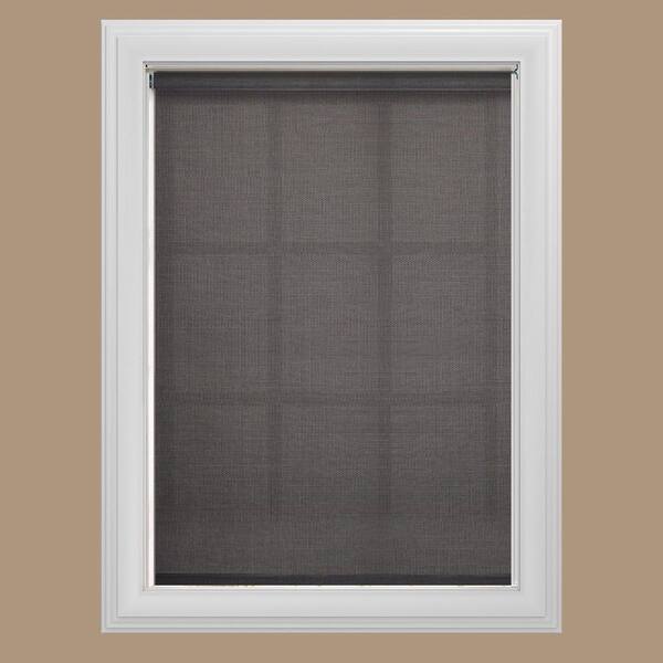 Bali Cut-to-Size Graphite Cordless UV Blocking Fade Resistant Roller Shades 55.5 in. W x 72 in. L