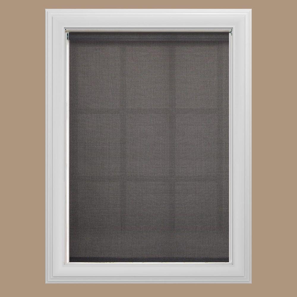 Bali Cut To Size Graphite Cordless Uv Blocking Fade Resistant Roller Shades In W X In