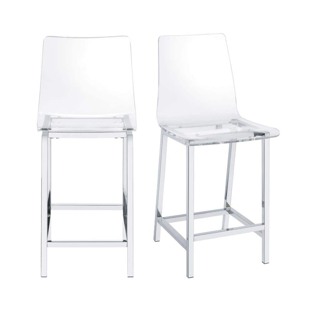 Clear acrylic counter deals stools