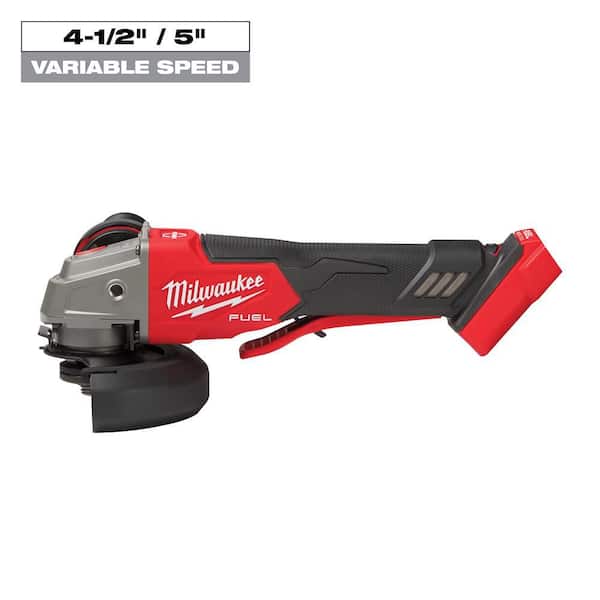 Milwaukee M18 FUEL 18V Lithium-Ion Brushless Cordless 4-1/2 in./5 in. Grinder with Variable Speed & Paddle Switch (Tool-Only)