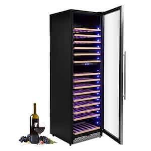 189-Bottle Wine Cooler Refrigerator, Dual Zone Wine Fridge with Glass Door