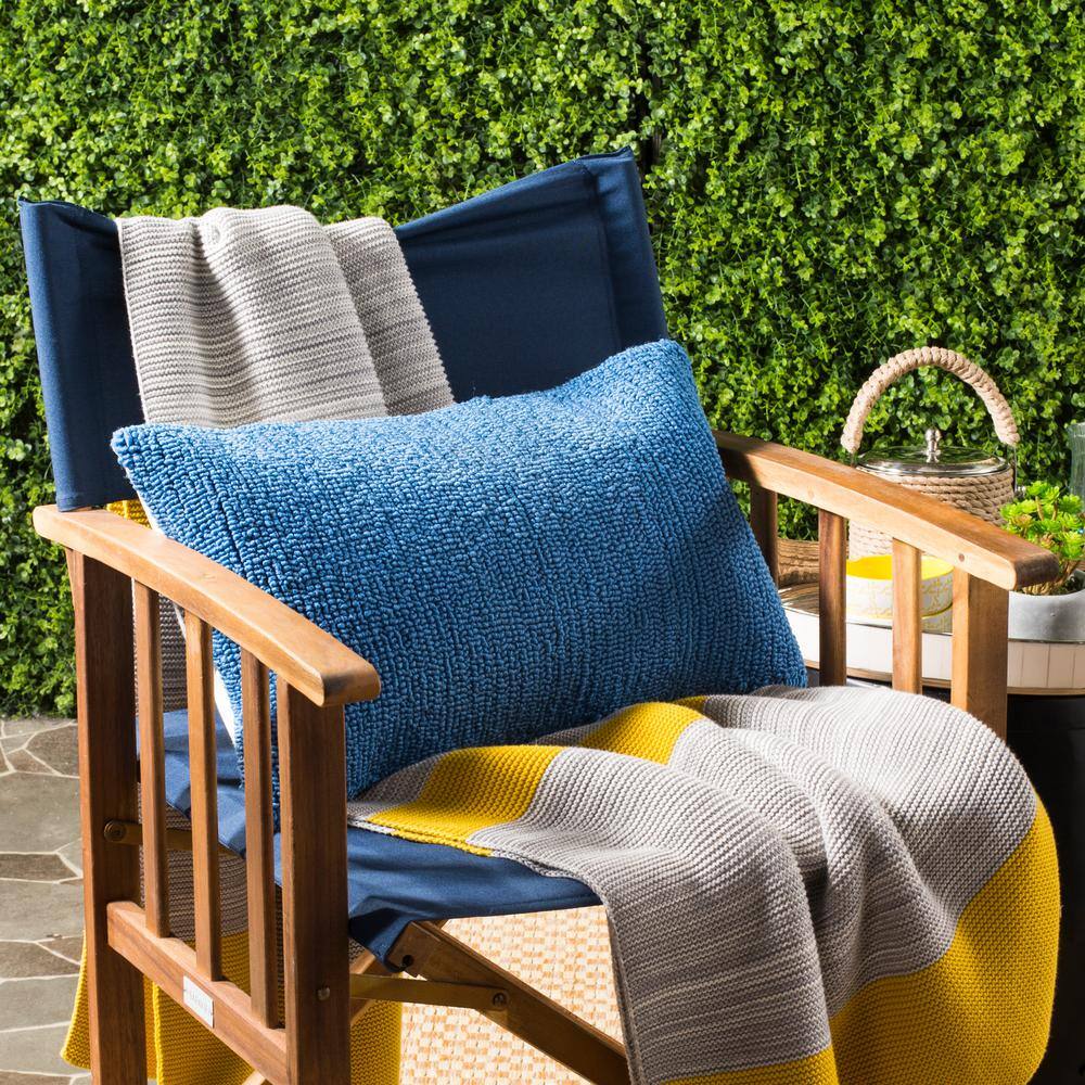 Light Marine Blue Rectangular Kids Indoor/Outdoor Pillow Set