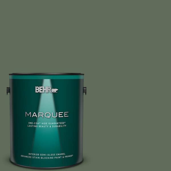 BEHR MARQUEE 1 gal. #PPU11-01 Royal Orchard Semi-Gloss Enamel Interior Paint & Primer