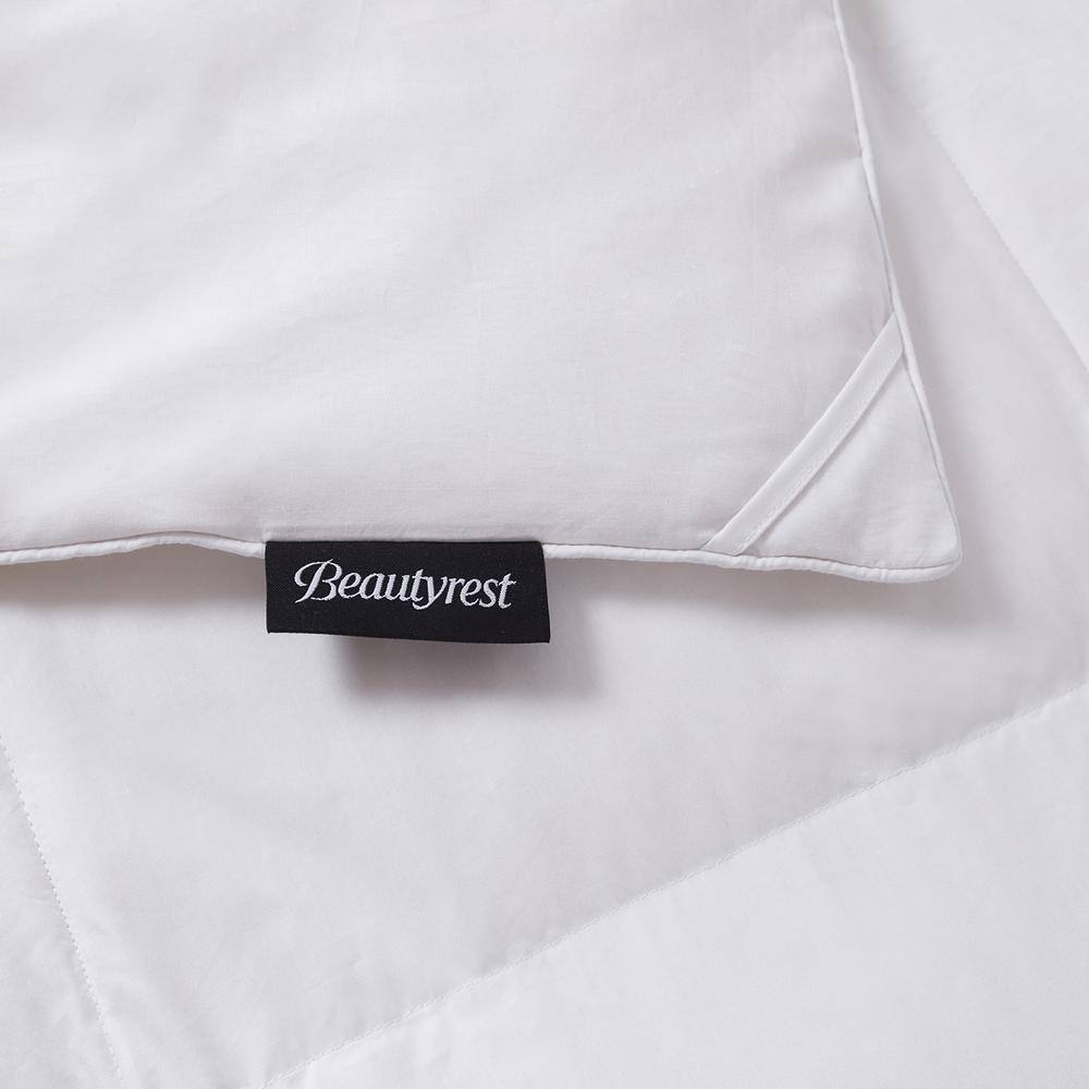 Twin White Cotton Down Reversible Bedspread