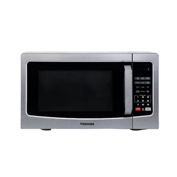 Toshiba 1.1 cu. Ft. Countertop Digital Microwave in Stainless Steel