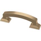 Liberty Classic Edge 3 in. (76 mm) Champagne Bronze Cabinet Drawer Pull