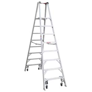 Werner 12 ft. Fiberglass Twin Step Ladder with 375 lb. Load Capacity Type  IAA Duty Rating T7412 - The Home Depot