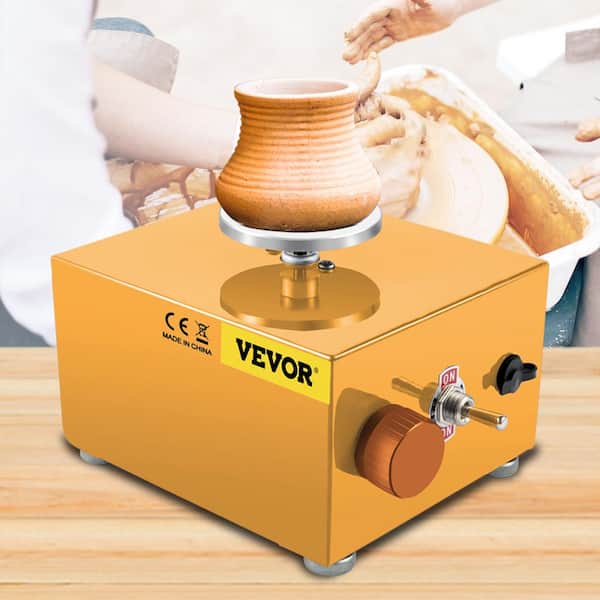  24 Pcs Mini Pottery Wheel with 2.2 Pounds Pottery Clay  Adjustable Speed Clay Machine 2000RPM with 3 Turntable Trays Pottery  Shaping Tools Mini Pottery Wheel for Adult Kids Craft Work Molding
