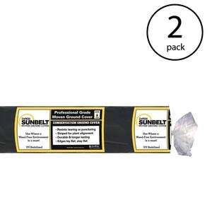 6 ft. Wide Weed Barrier Landscape Fabric Ground Cover, 300 ft. (2-Pack)