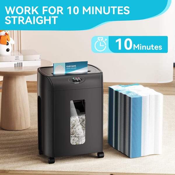 Paper Shredder heavy-duty Micro Cut Low Working Noise High Security P5 Office Home Use Office Equipment Manufacture