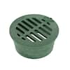 NDS 3 in. Plastic Round Drainage Grate in Green 16 - The Home Depot