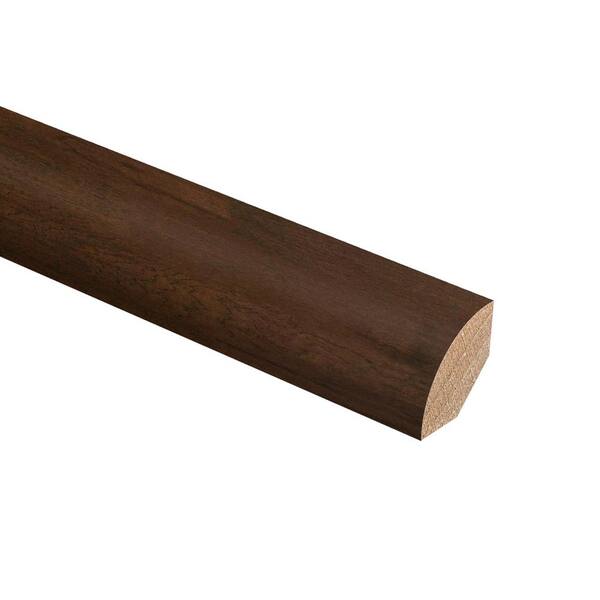 Zamma Scraped Ember Hickory 3/4 in. Thick x 3/4 in. Wide x 94 in. Length Hardwood Quarter Round Molding