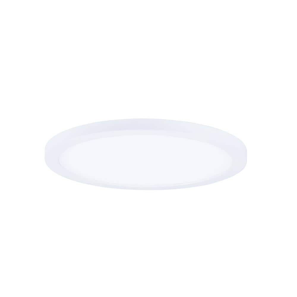 White LED Round Flush Mount Ceiling Light