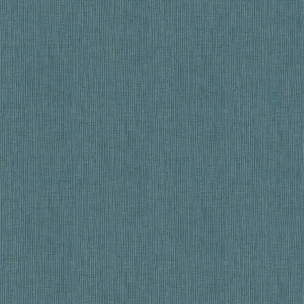 Unbranded Absolutely Chic Metallic Dark Blue Hessian Effect Textured Vinyl Non-Woven Non-Pasted Metallic Wallpaper