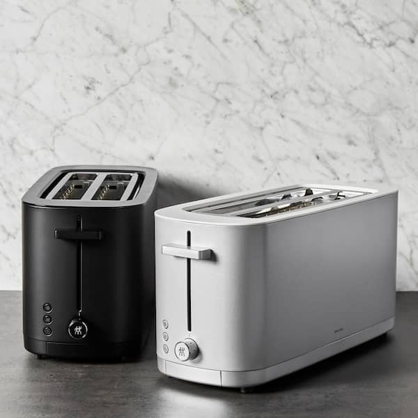 ZWILLING Enfinigy 2-Long Slot Toaster, Silver 1016126 - The Home Depot